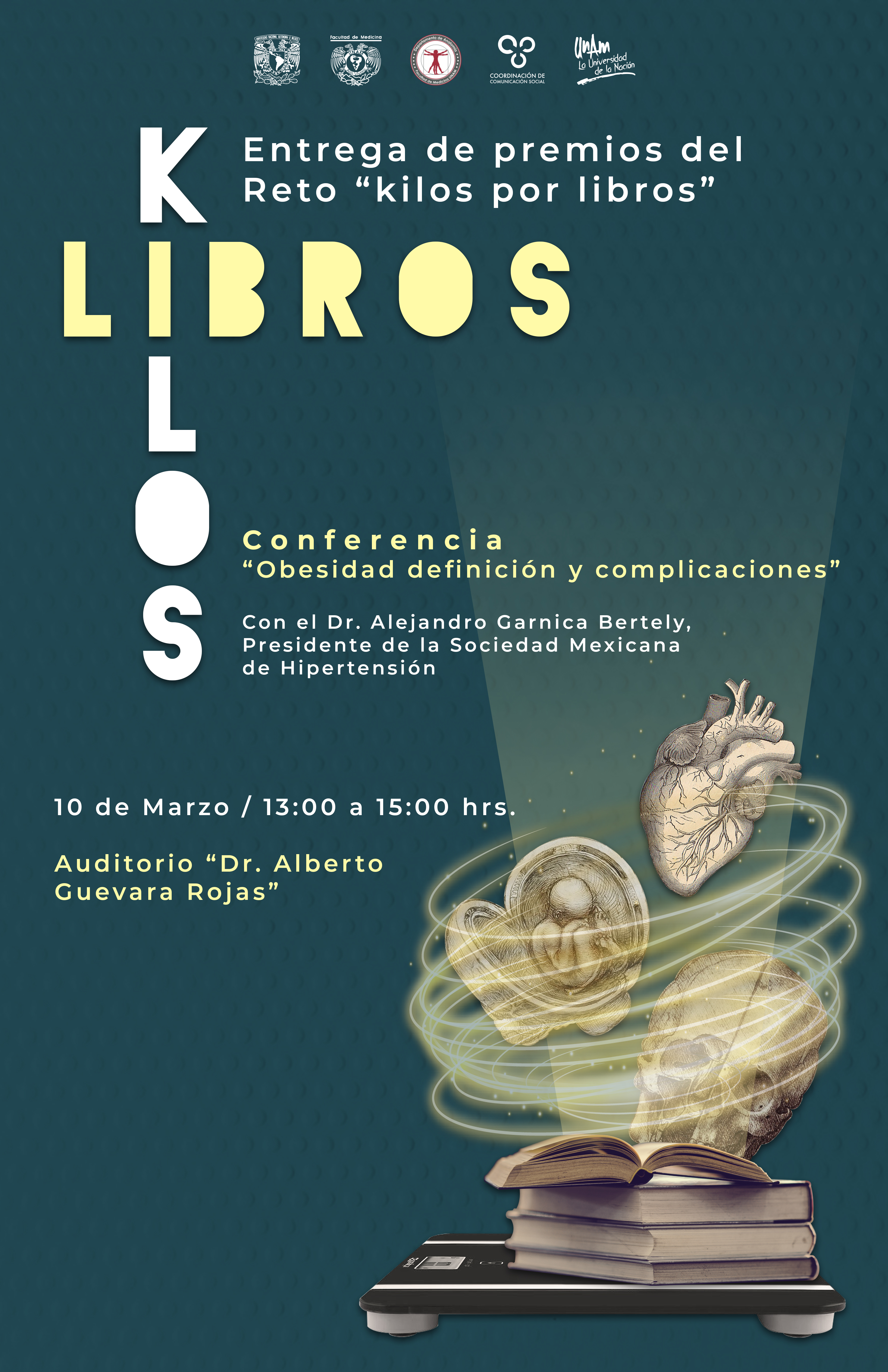 Cartel concurso kilos por libros